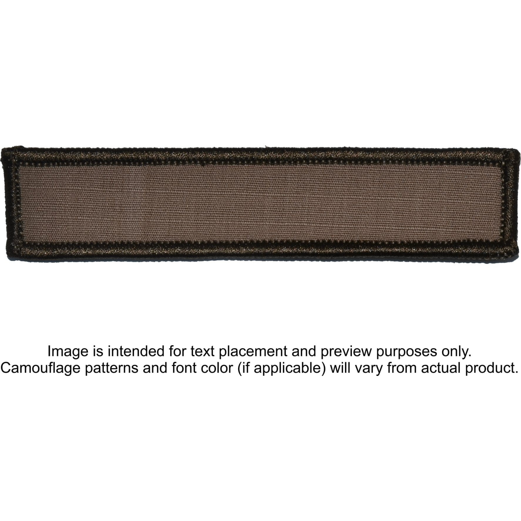 Tactical Gear Junkie Patches Coyote Brown Custom Text Patch - 1x5