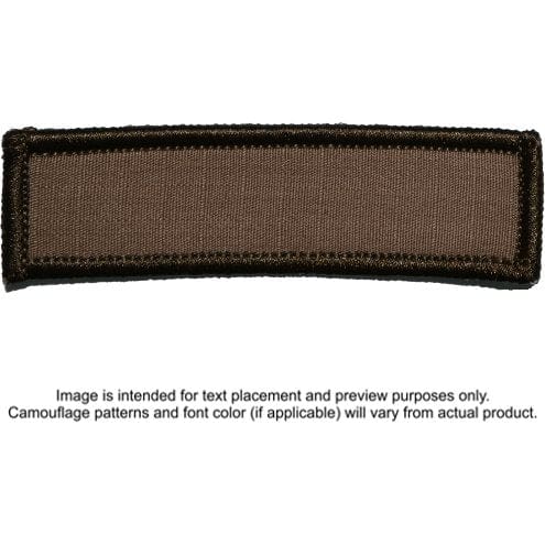 Tactical Gear Junkie Patches Coyote Brown Custom Text Patch - 1x3.75