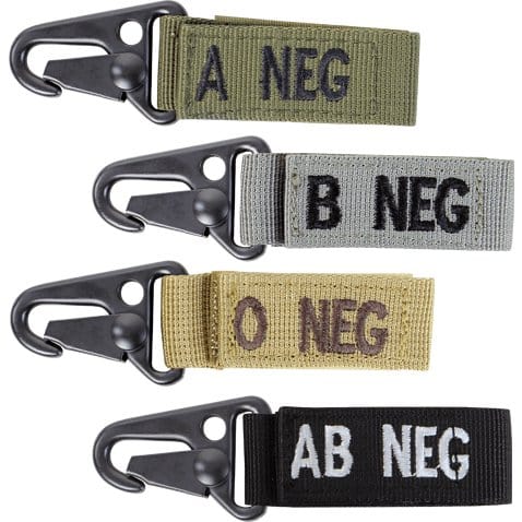 Condor Tactical Gear Condor Blood Type Keychain