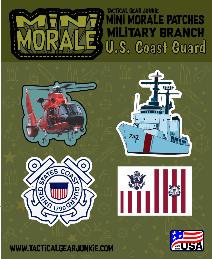 Mini Morale U.S. Coast Guard Patch Pack 1