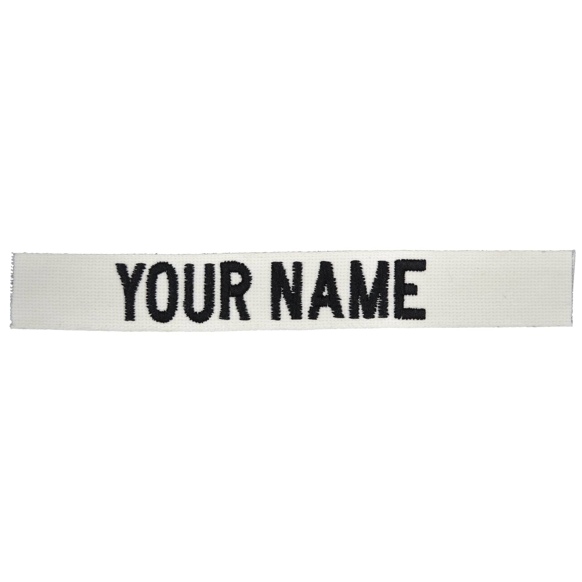 Tactical Gear Junkie Name Tapes Nylon/Cotton Webbing Custom Name Tape - White