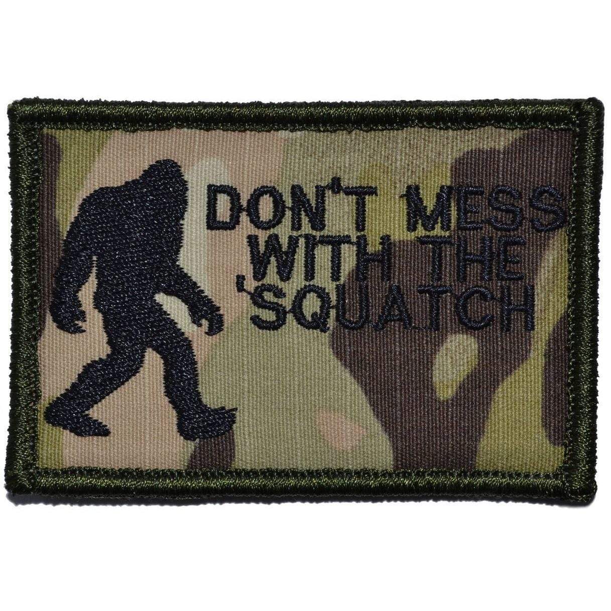 Tactical Gear Junkie Patches MultiCam Don't Mess with the 'Squatch - 2x3 Patch