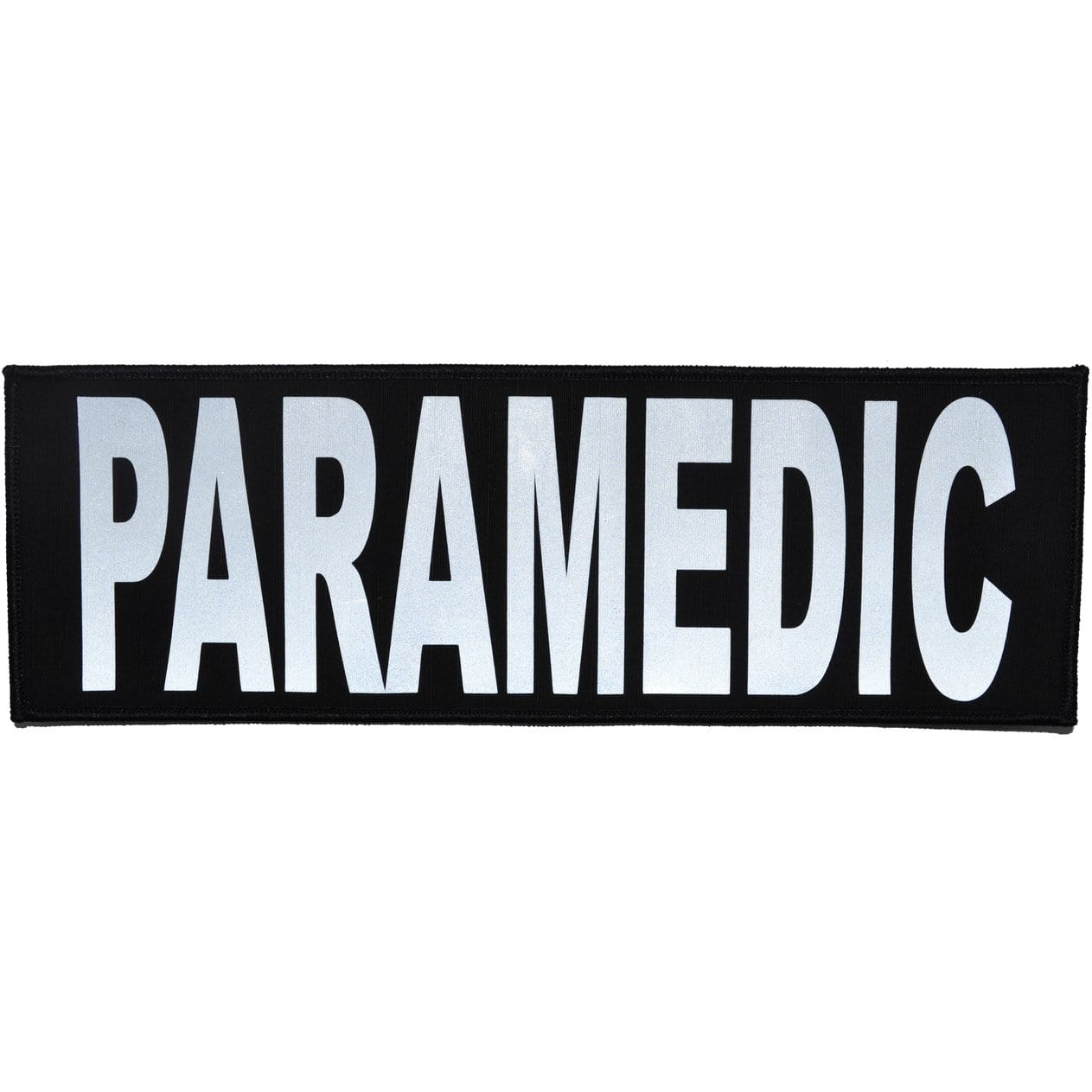 Tactical Gear Junkie Patches Black Paramedic Reflective - 4x12 Patch