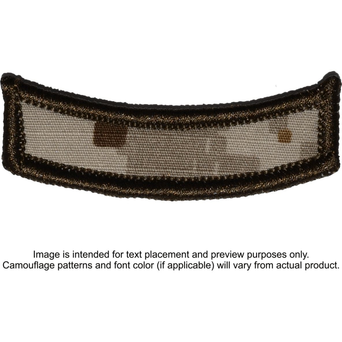 Tactical Gear Junkie Patches MARPAT Desert Custom Text Patch - Rocker