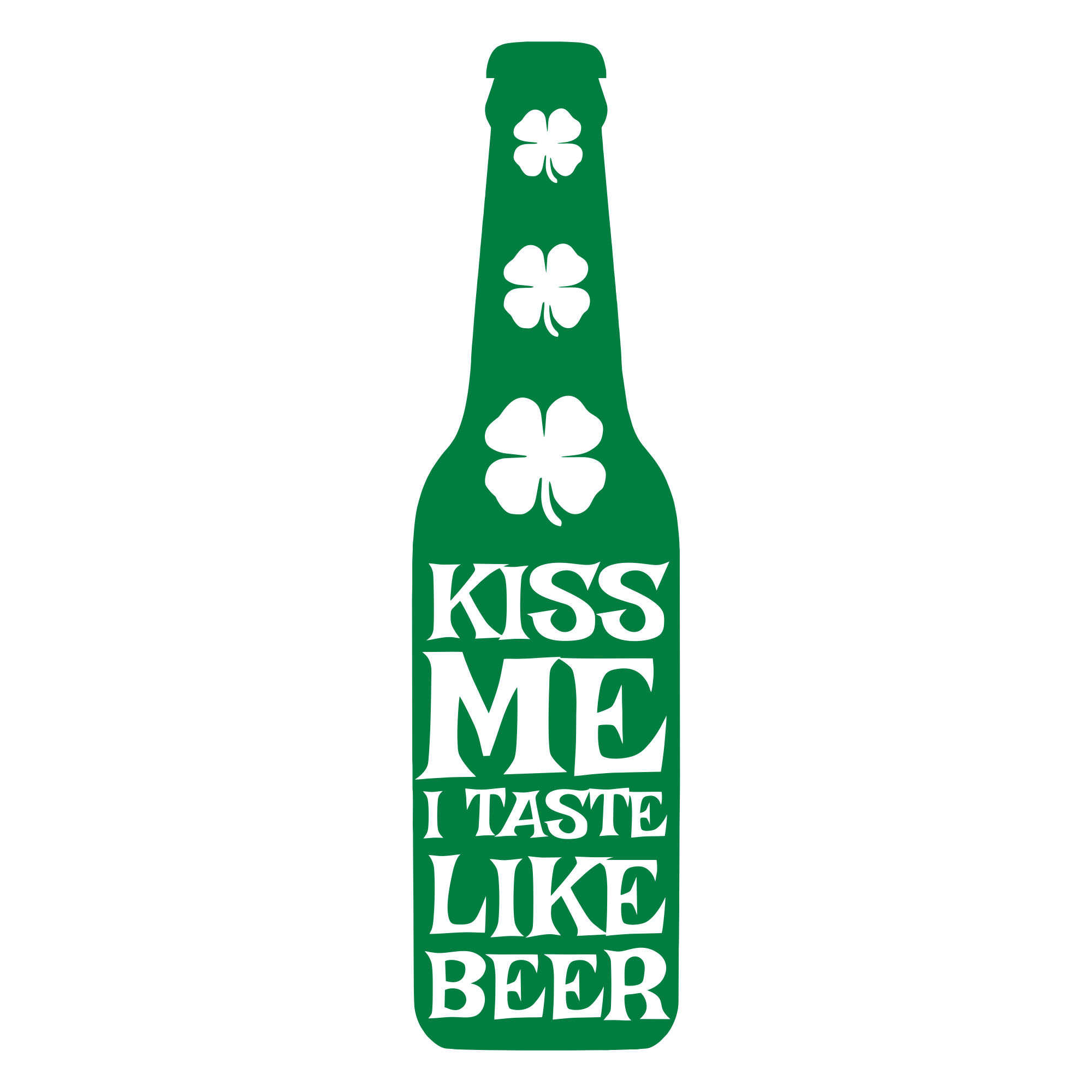 Tactical Gear Junkie Stickers Kiss Me I Taste Like Beer - 5 inch Sticker