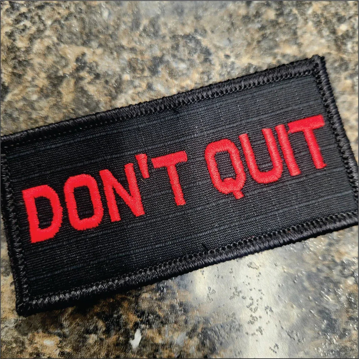 Custom Text Patch - 2x4 - Create your own patches! Add your text, choose the colors and done!