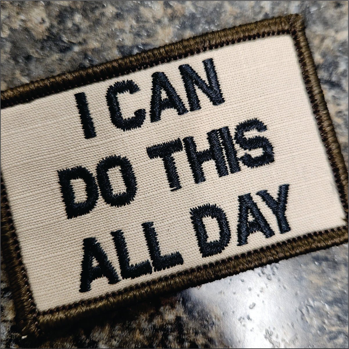 Custom Text Patch - 2x3 - Easily Create your own patches! Add your text, choose the colors and done!