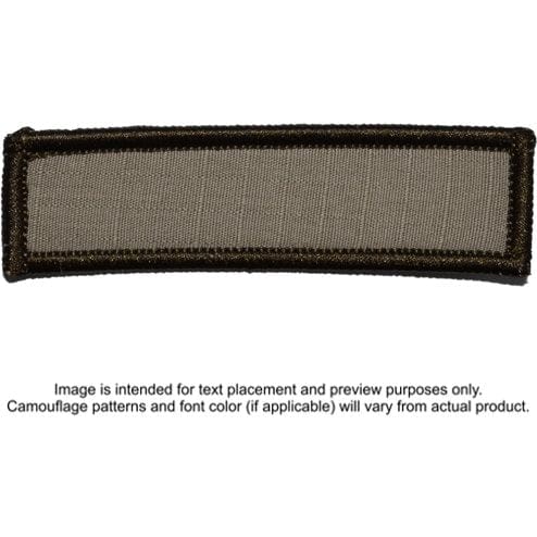 Tactical Gear Junkie Patches Desert Sand Custom Text Patch - 1x3.75
