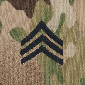 Tactical Gear Junkie Rank SGT Army Rank - SEW ON - 3-Color OCP