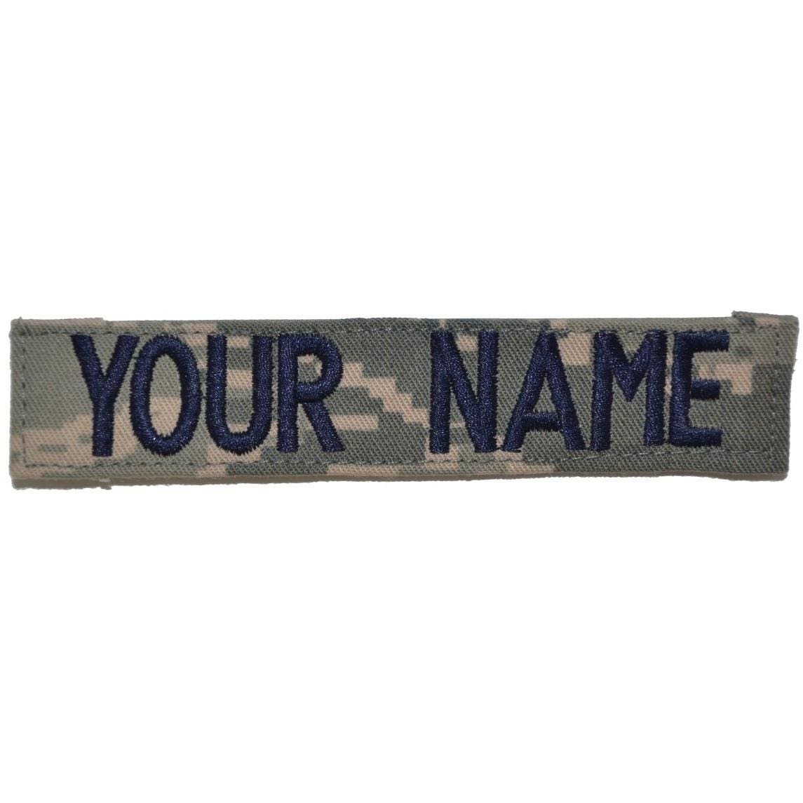 Tactical Gear Junkie Name Tapes Single Custom Name Tape w/ Hook Fastener Backing - ABU
