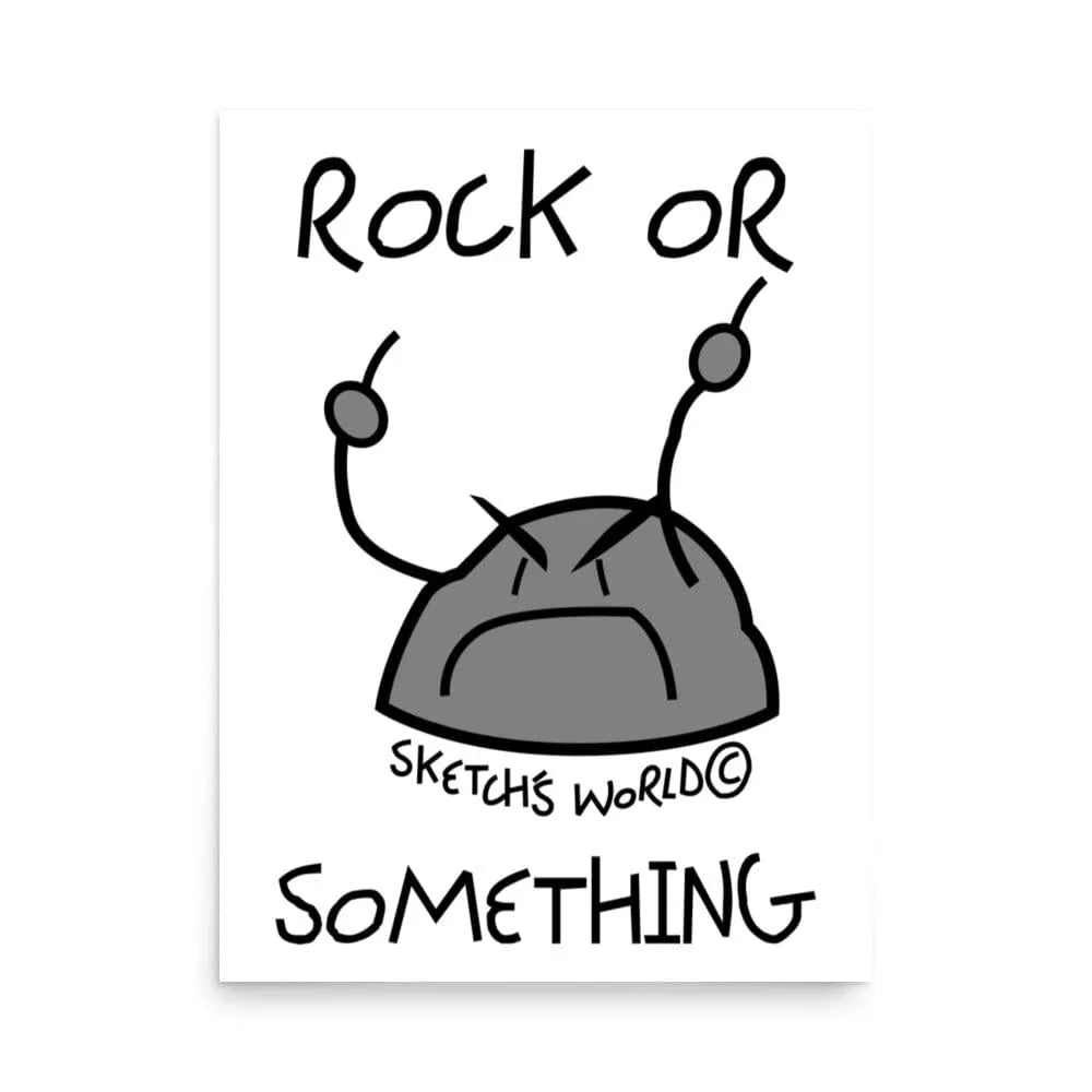 Tactical Gear Junkie 18″×24″ Sketch's World © Officially Licensed - Rock or Something Poster