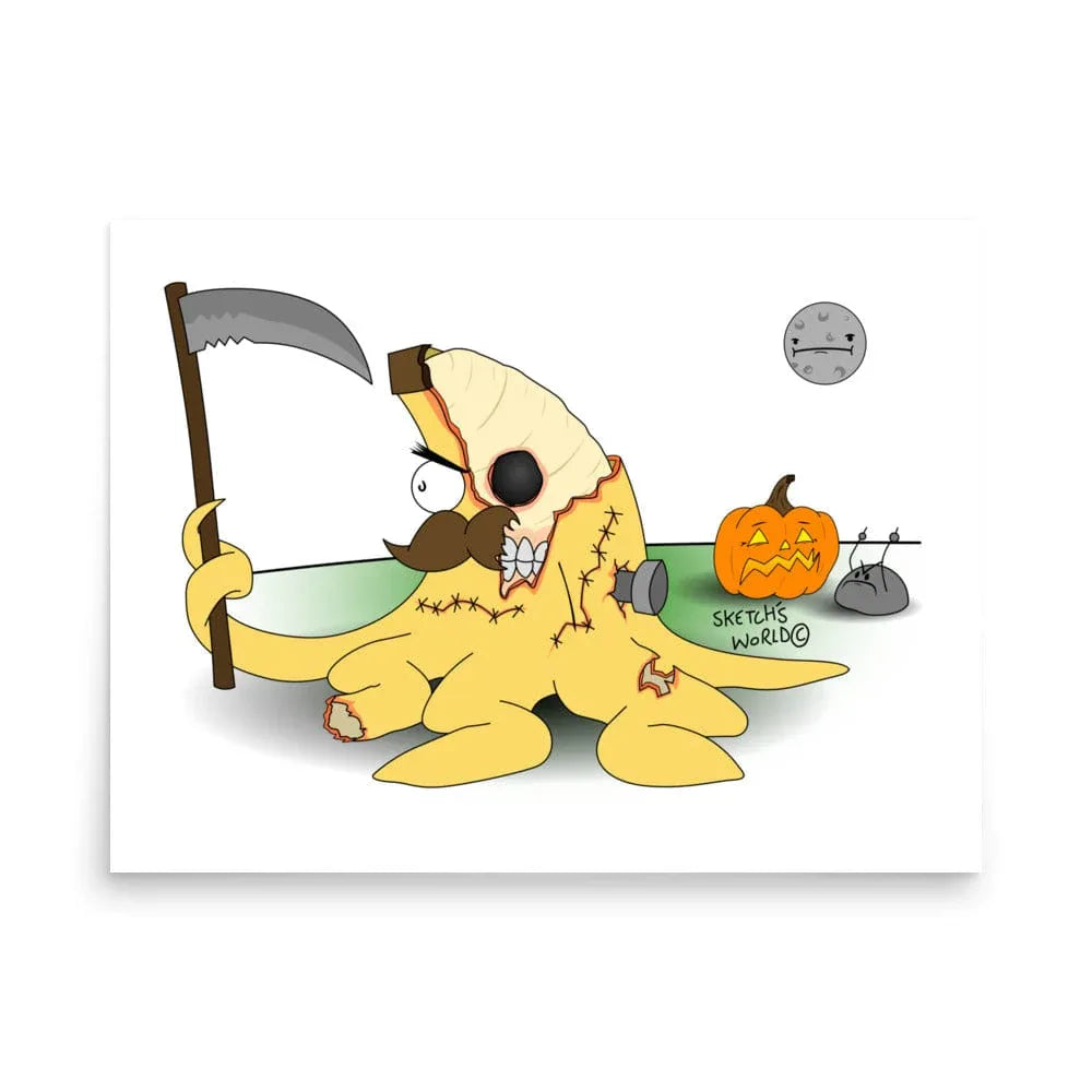 Tactical Gear Junkie 18″×24″ Sketch's World © Officially Licensed - Zombie Nanner Poster