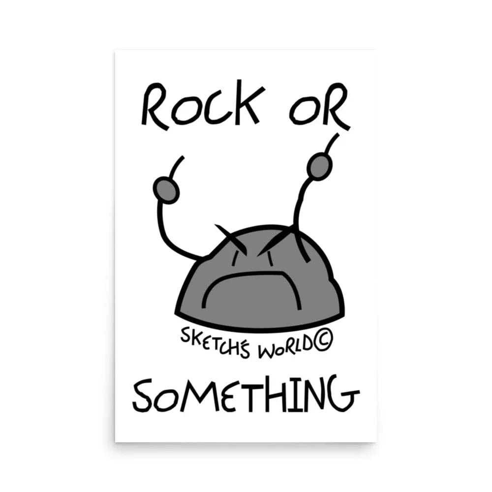 Tactical Gear Junkie 24″×36″ Sketch's World © Officially Licensed - Rock or Something Poster