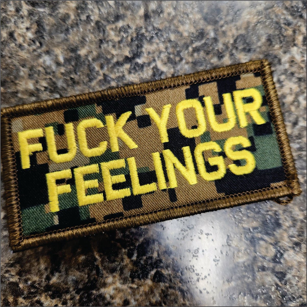 Custom Text Patch - 2x4 -  Create your own patches! Add your text, choose the colors and done!
