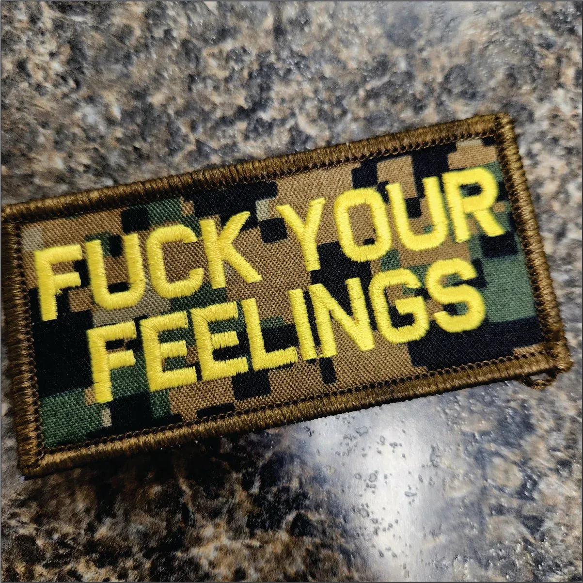 Custom Text Patch - 2x4 - Create your own patches! Add your text, choose the colors and done!