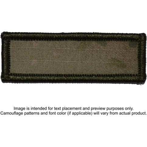 Tactical Gear Junkie Patches MultiCam Custom Text Patch - 1x3