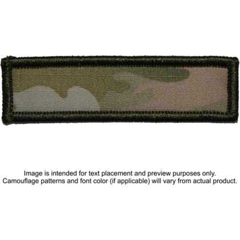 Tactical Gear Junkie Patches MultiCam Custom Text Patch - 1x3.75