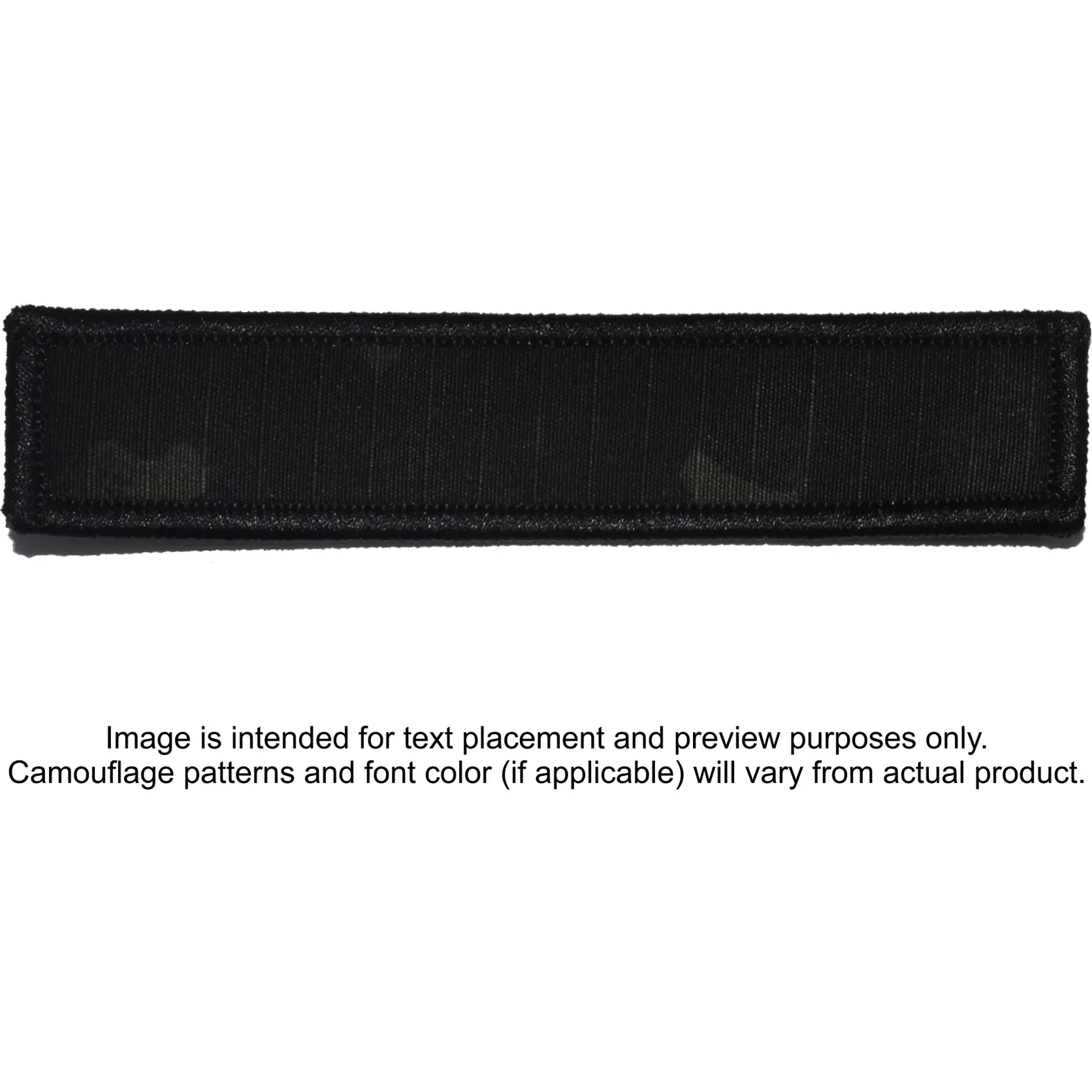 Tactical Gear Junkie Patches MultiCam Black Custom Text Patch - 1x5