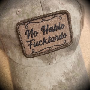 Tactical Gear Junkie Patches No Hablo Fucktardo - 2x3 Patch