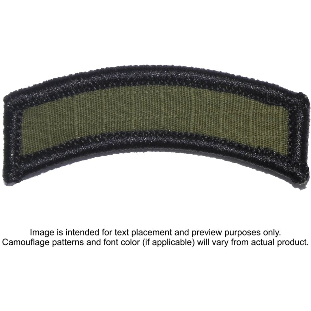 Tactical Gear Junkie Patches Olive Drab Custom Text Patch - Tab