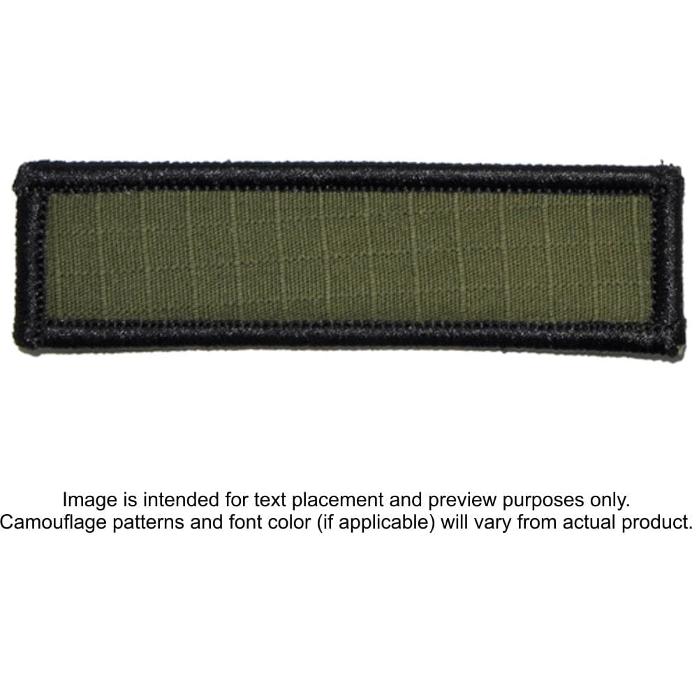 Tactical Gear Junkie Patches Olive Drab / Hook Fastener Custom Reflective Patch - 1x3.75
