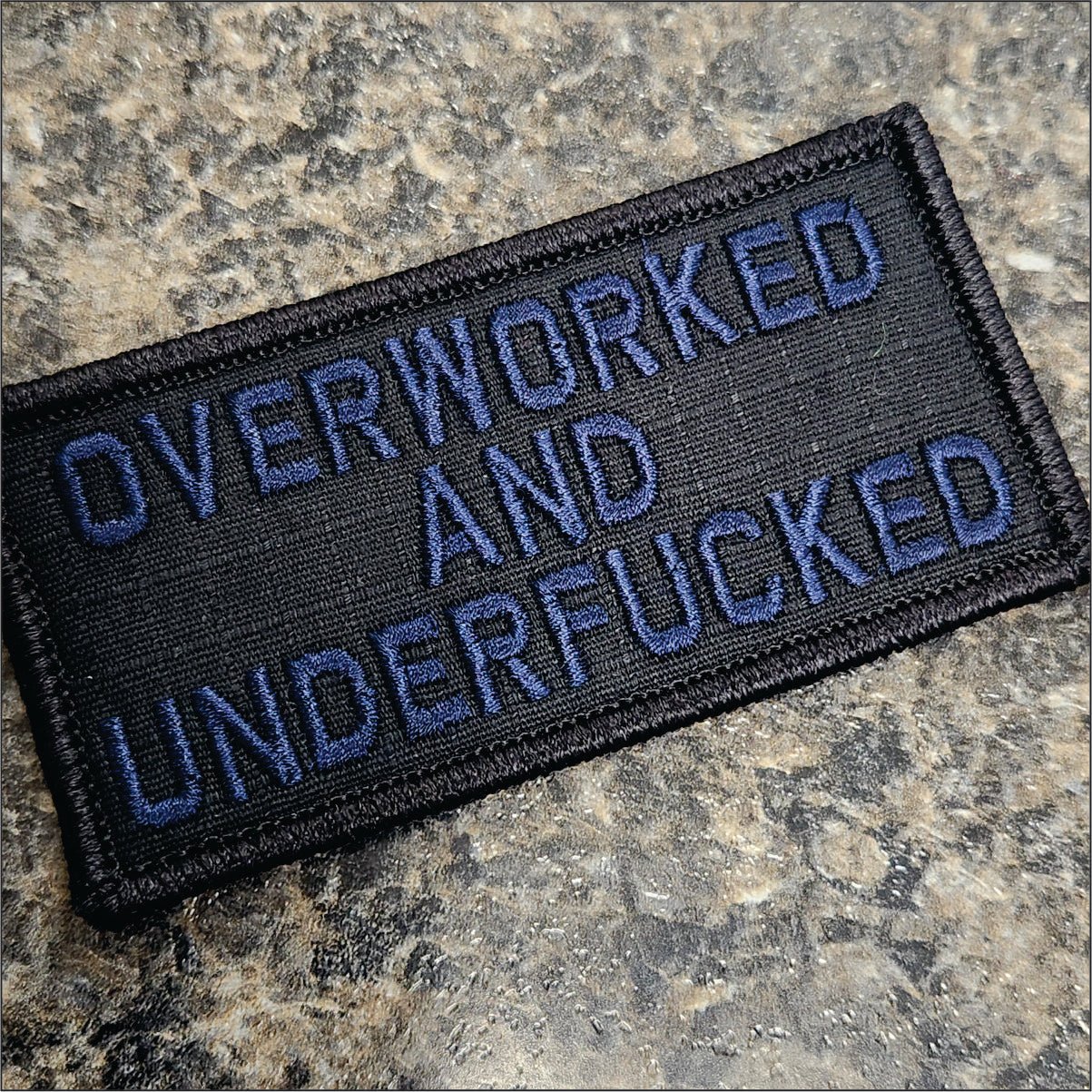 As Seen on Socials - Overworked and Underfucked - 2x4 Patch