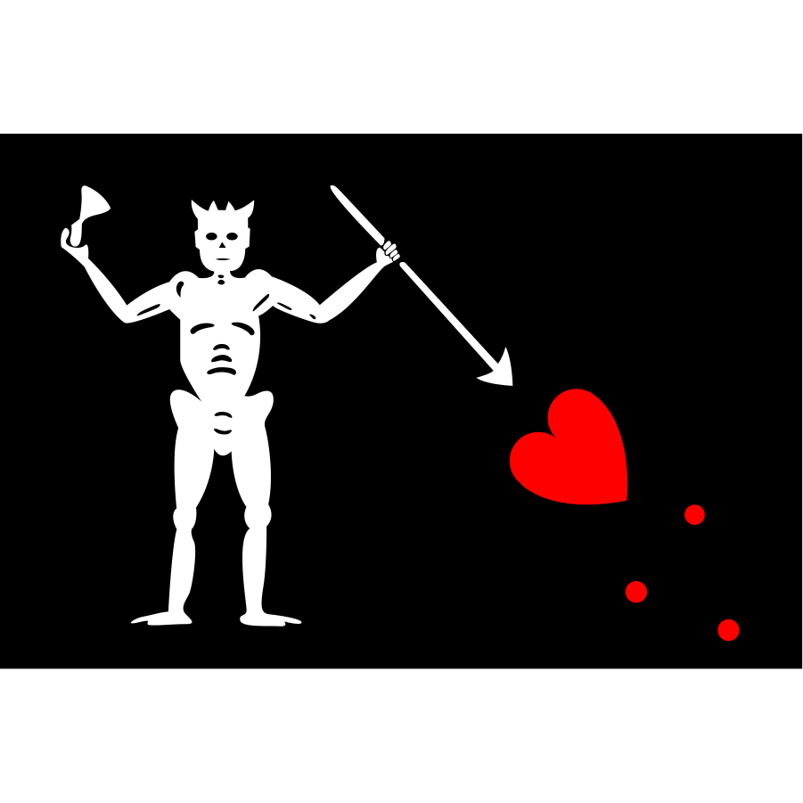 Tactical Gear Junkie Stickers Edward Teach Blackbeard - 2x3 inch Sticker