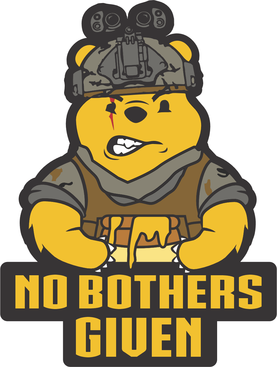 Tactical Gear Junkie Stickers No Bothers - 3x4 inch Sticker
