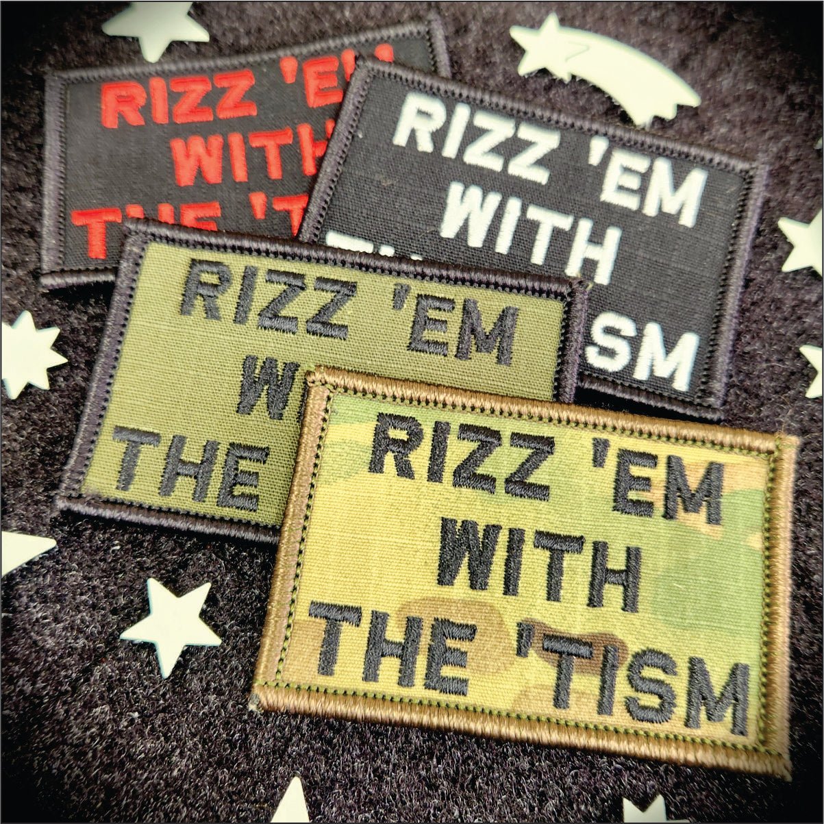 Rizz Em With The Tism | Funny Autism Autistic Meme Rizz T-Shirt