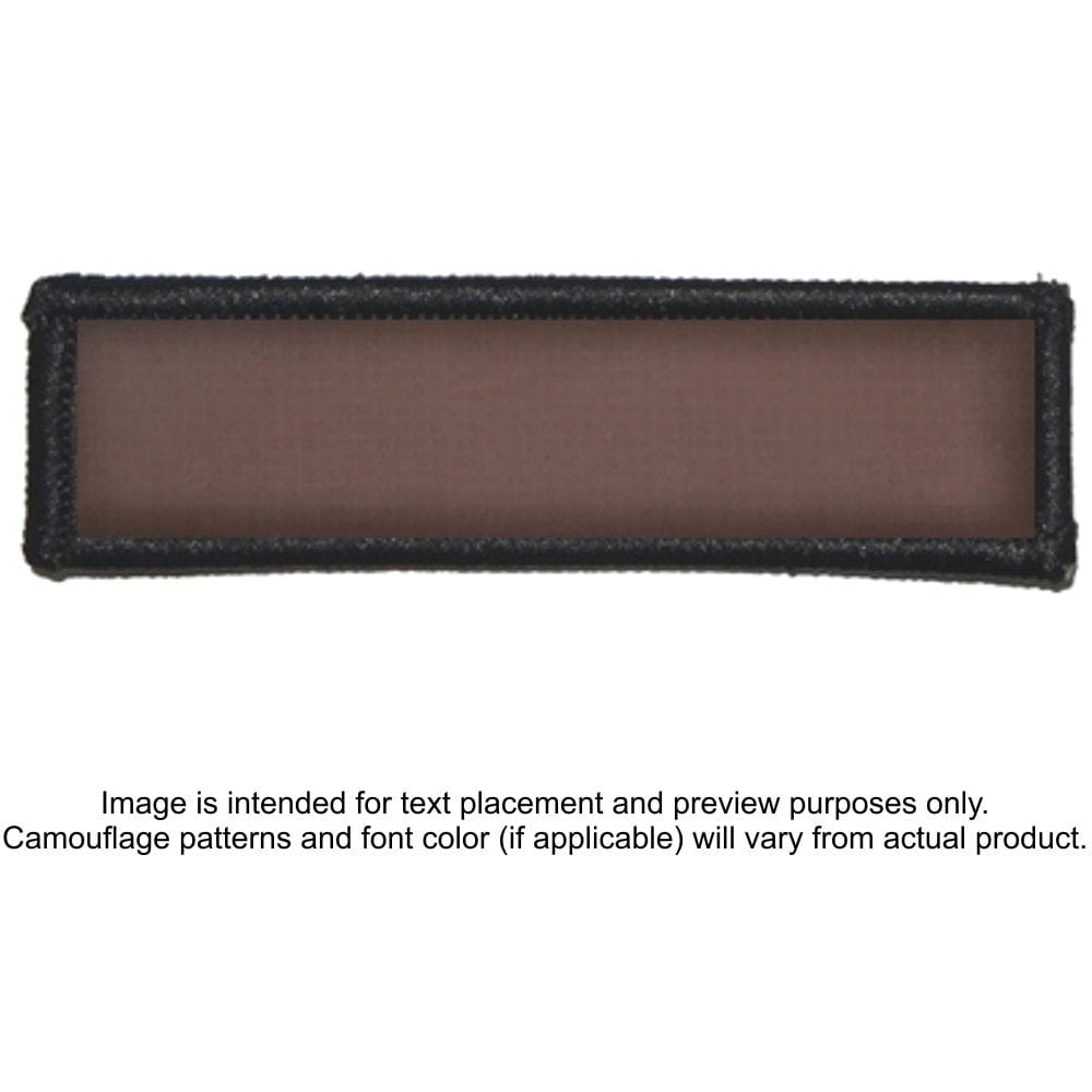 Tactical Gear Junkie Patches Sheriff's Brown / Hook Fastener Custom Reflective Patch - 1x3.75