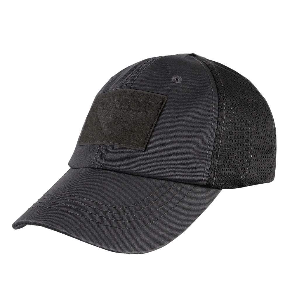 Condor Apparel Black Condor Tactical Operator Hat - Mesh Backed