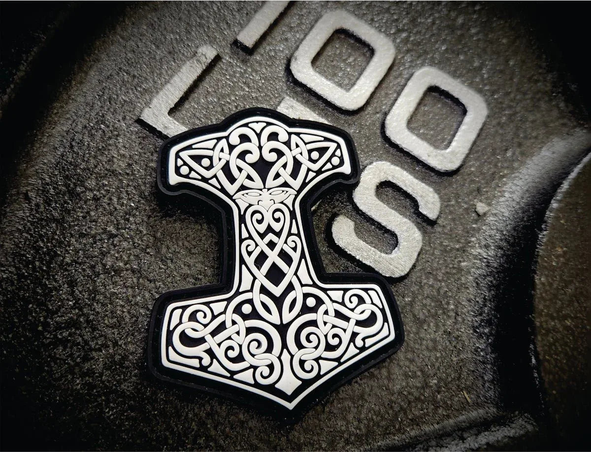 Mjolnir Thor Hammer Norse Viking Heathen Mjölnir 2x2 Laser Cut Patch - Australia Mjolnir Thor Hammer Norse Viking Heathen Mjölnir 2x2 Laser Cut Patch - Australia
