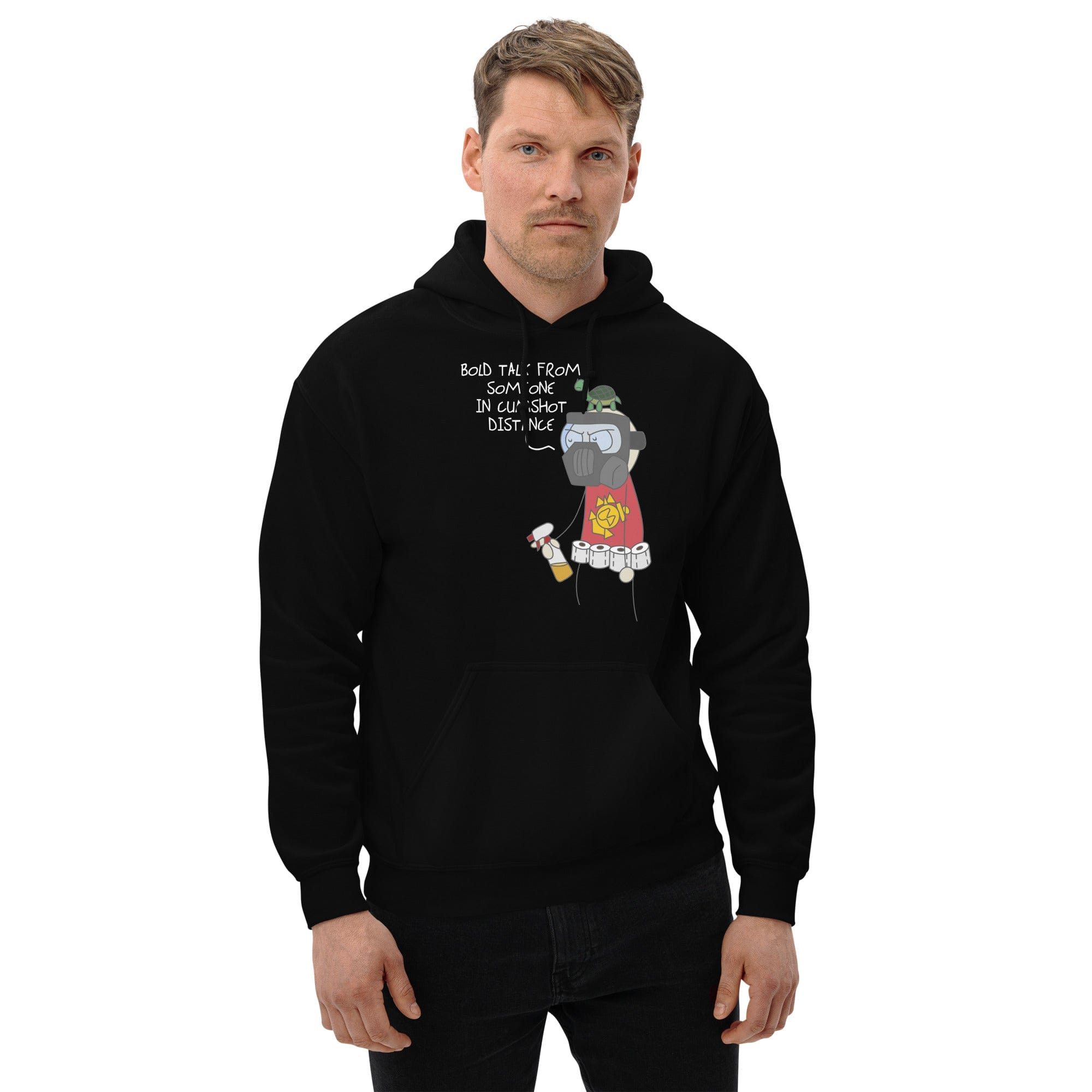 Tactical Gear Junkie Black / S Sketch's World © Officially Licensed - Cumshot Distance Marine Unisex Hoodie