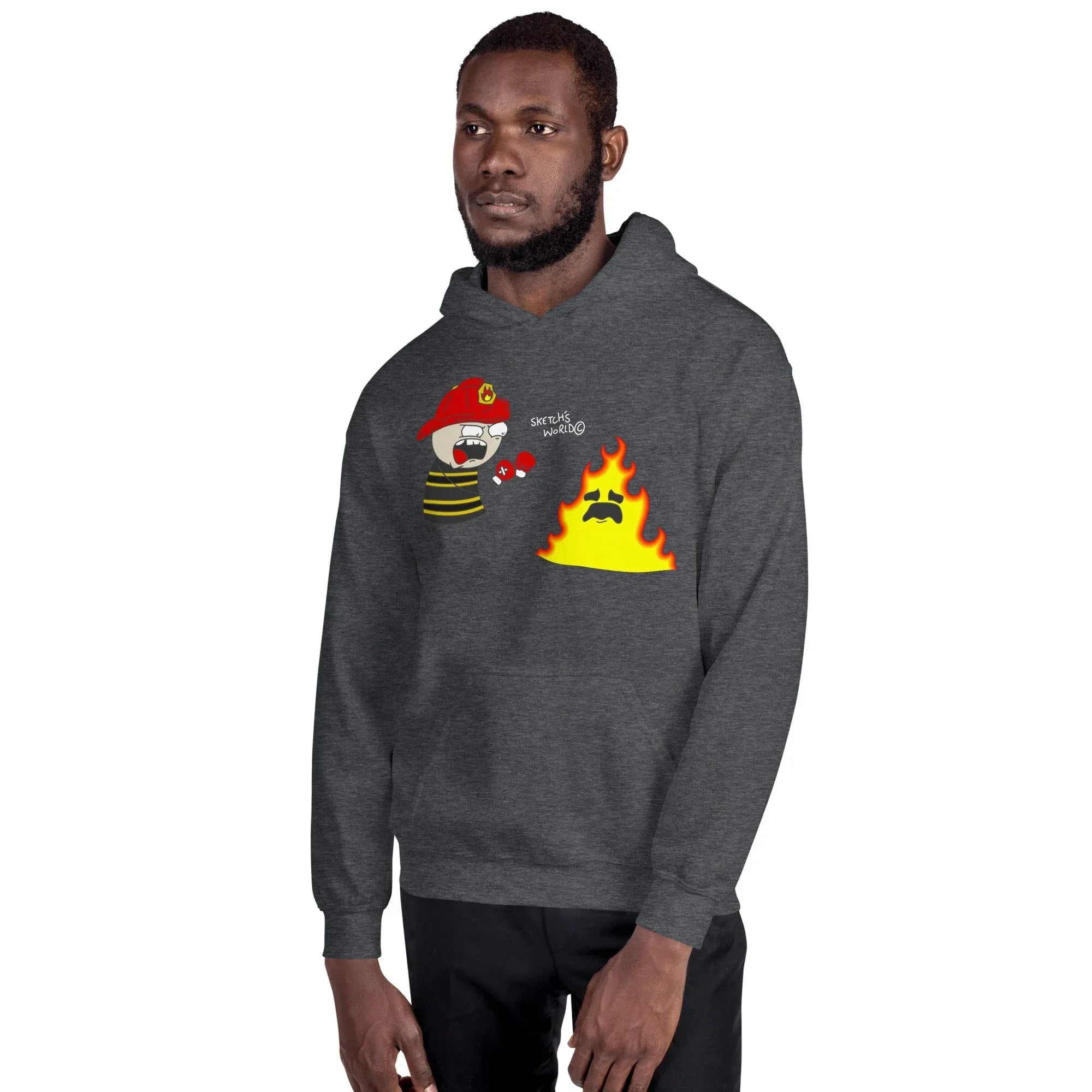 Tactical Gear Junkie Sketch's World © Officially Licensed - Firefighter Unisex Hoodie