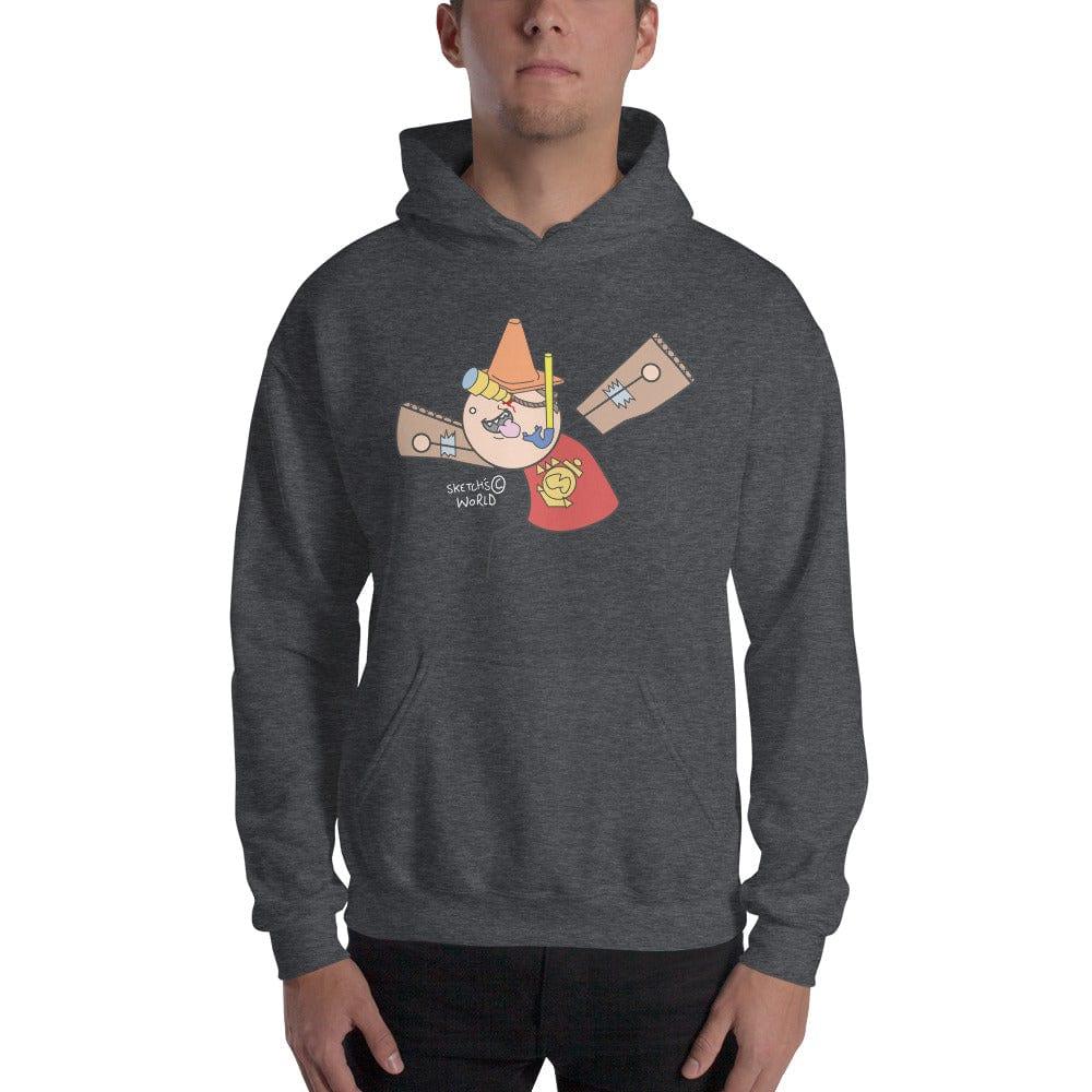 Tactical Gear Junkie Dark Heather / S Sketch's World © Officially Licensed - Flying Marine Unisex Hoodie