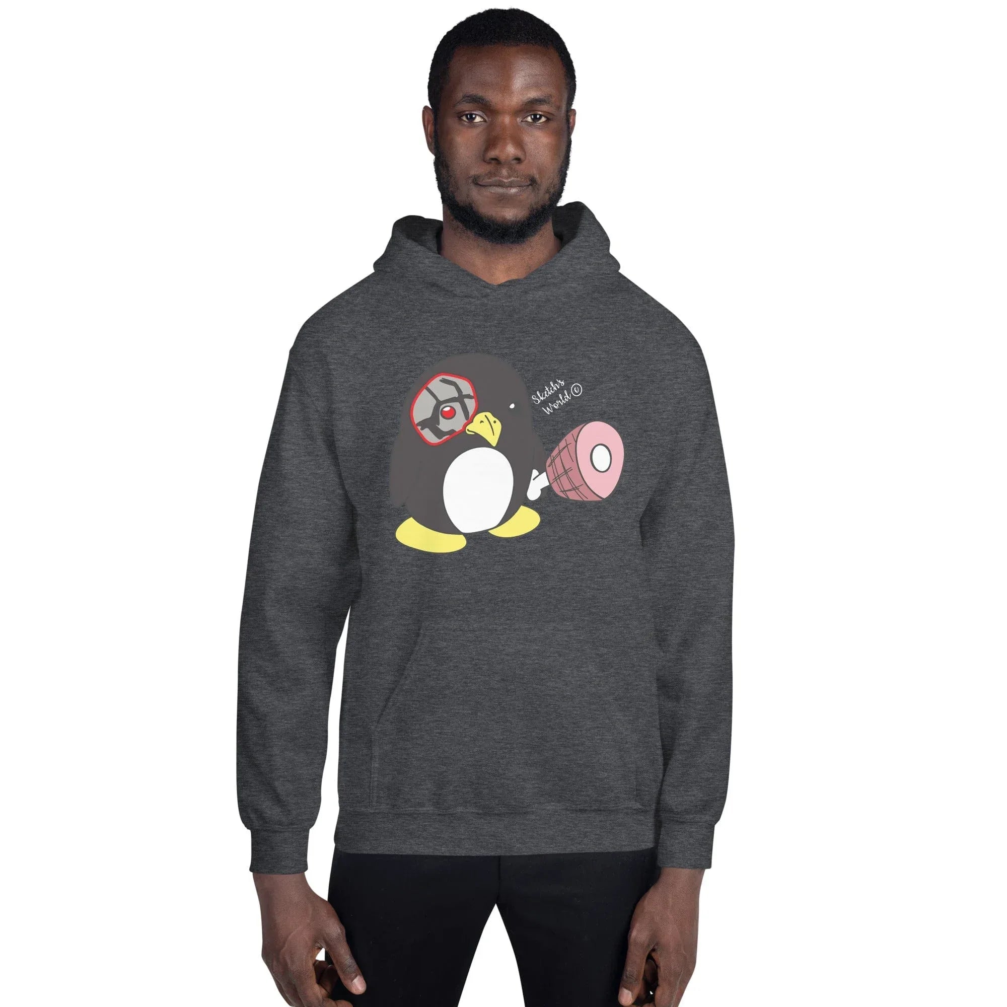 Tactical Gear Junkie Dark Heather / S Sketch's World © Officially Licensed - Pengan Unisex Hoodie