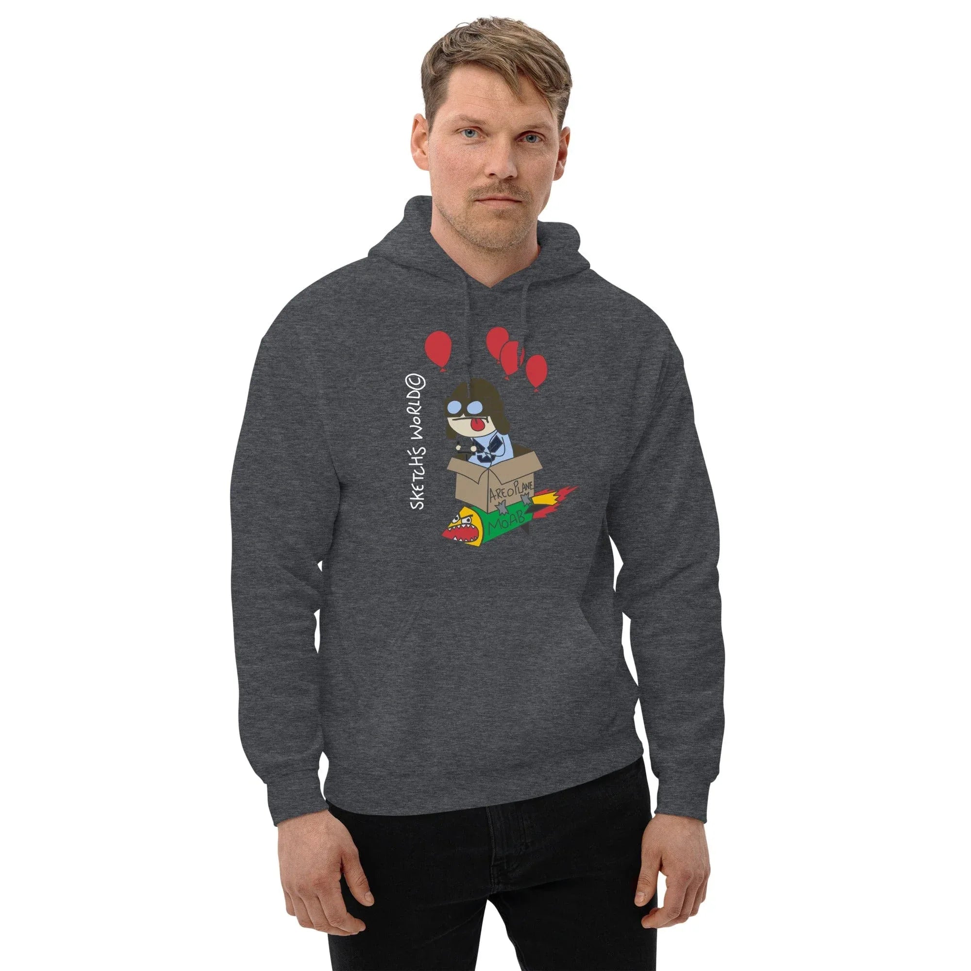 Tactical Gear Junkie Dark Heather / S Sketch's World © Officially Licensed - Air Force MOAB Unisex Hoodie