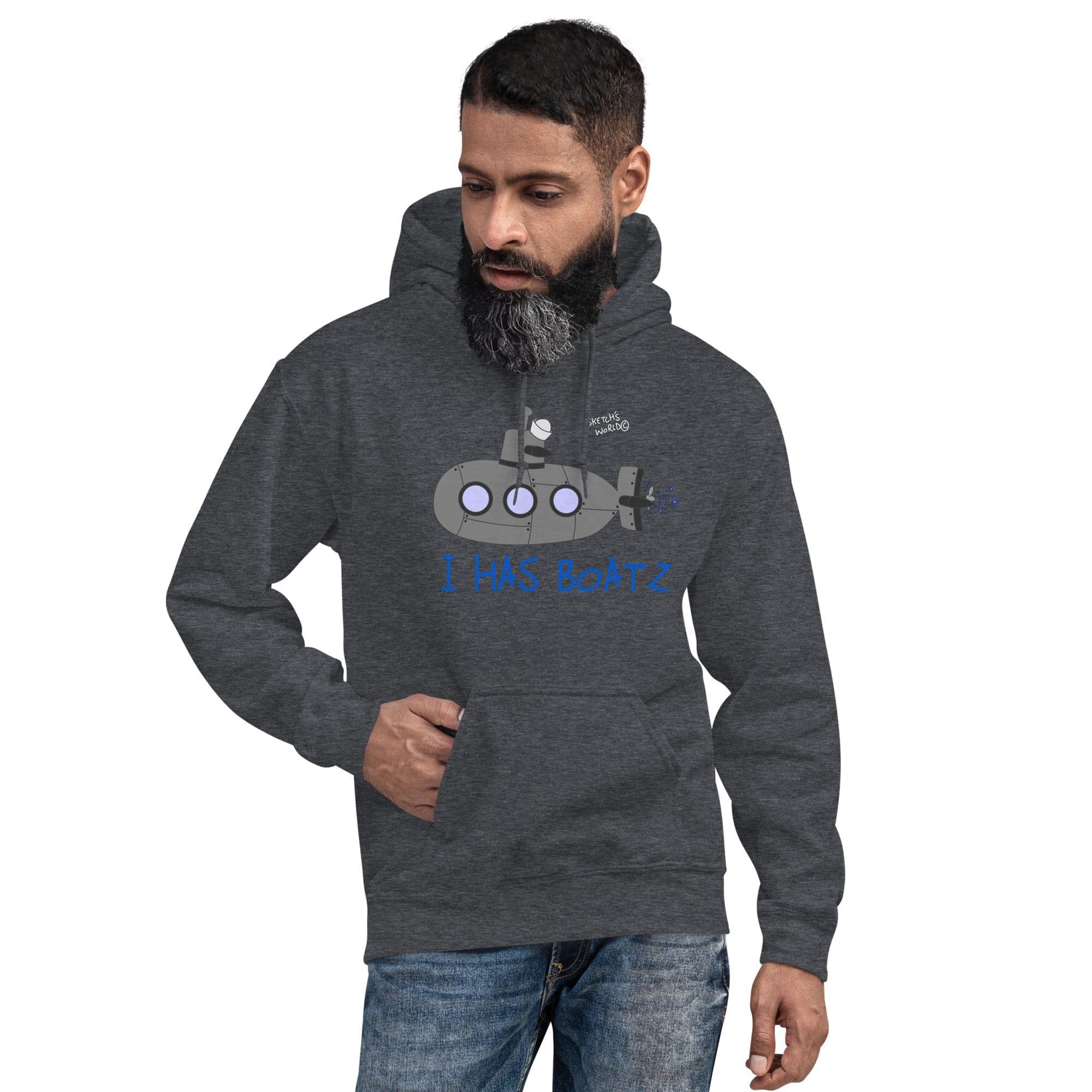 Tactical Gear Junkie Dark Heather / S Sketch's World © Officially Licensed - Navy Submarine Unisex Hoodie