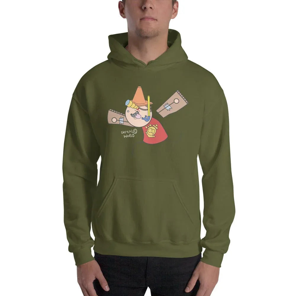 Tactical Gear Junkie Military Green / S Sketch's World © Officially Licensed - Flying Marine Unisex Hoodie