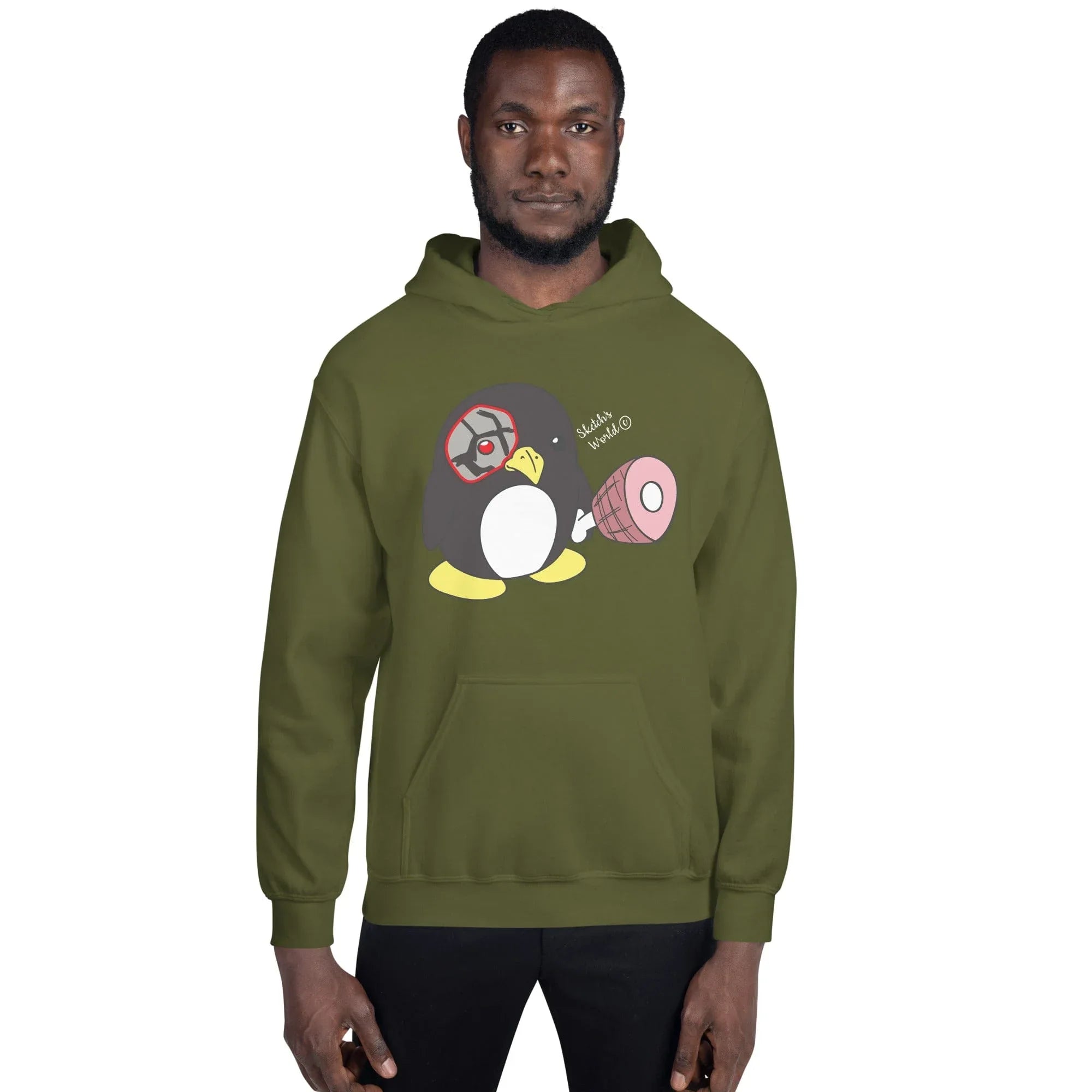 Tactical Gear Junkie Military Green / S Sketch's World © Officially Licensed - Pengan Unisex Hoodie
