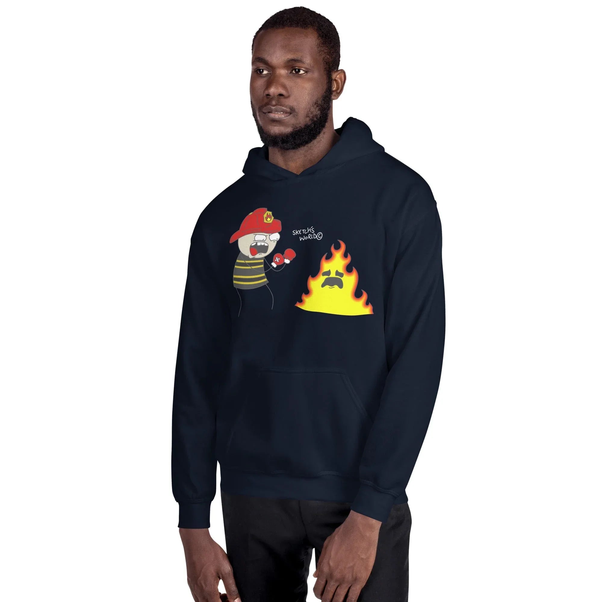 Tactical Gear Junkie Sketch's World © Officially Licensed - Firefighter Unisex Hoodie