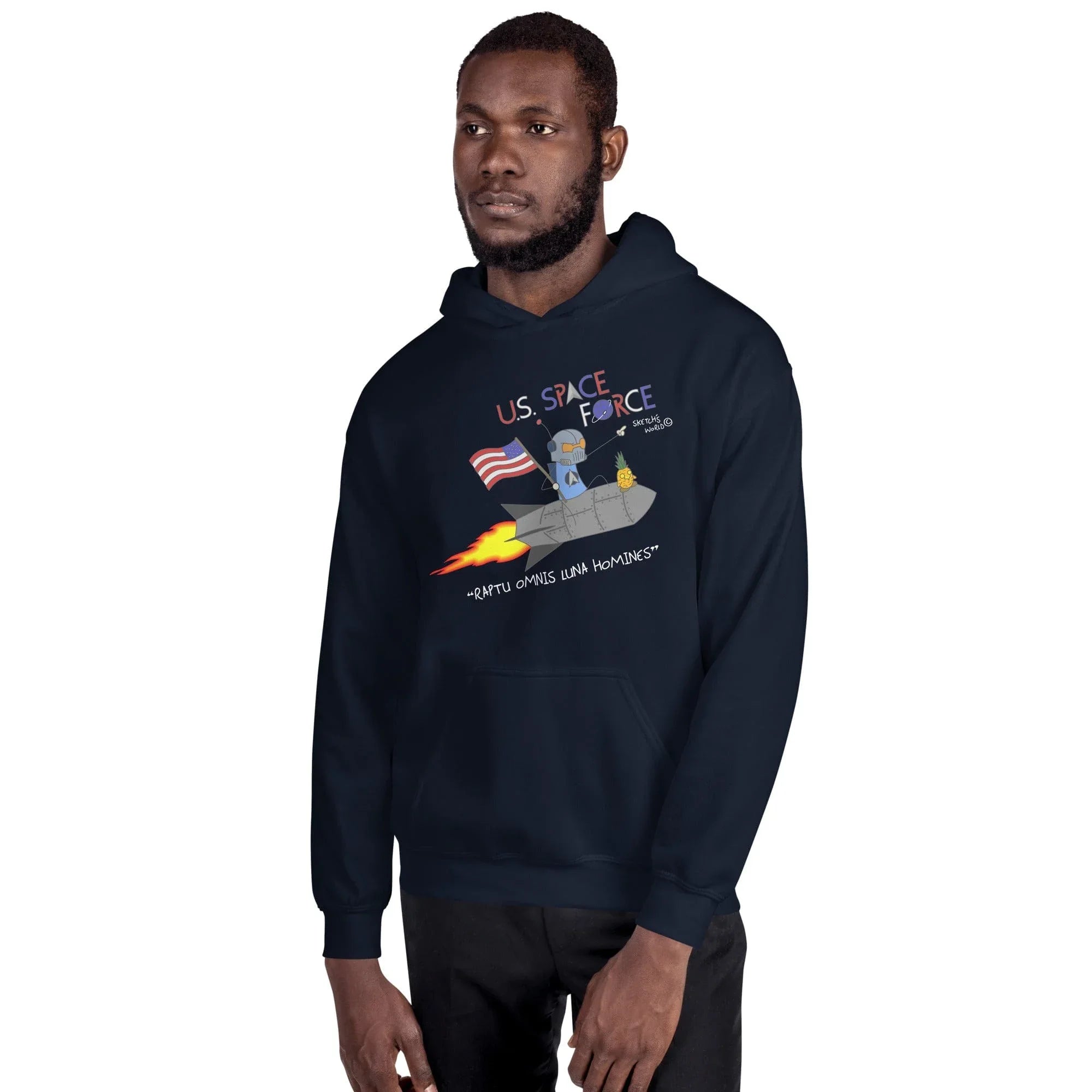 Tactical Gear Junkie Sketch's World © Officially Licensed - US Space Force Unisex Hoodie