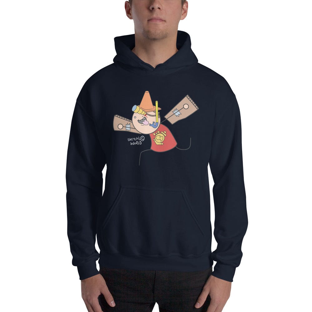 Tactical Gear Junkie Navy / S Sketch's World © Officially Licensed - Flying Marine Unisex Hoodie