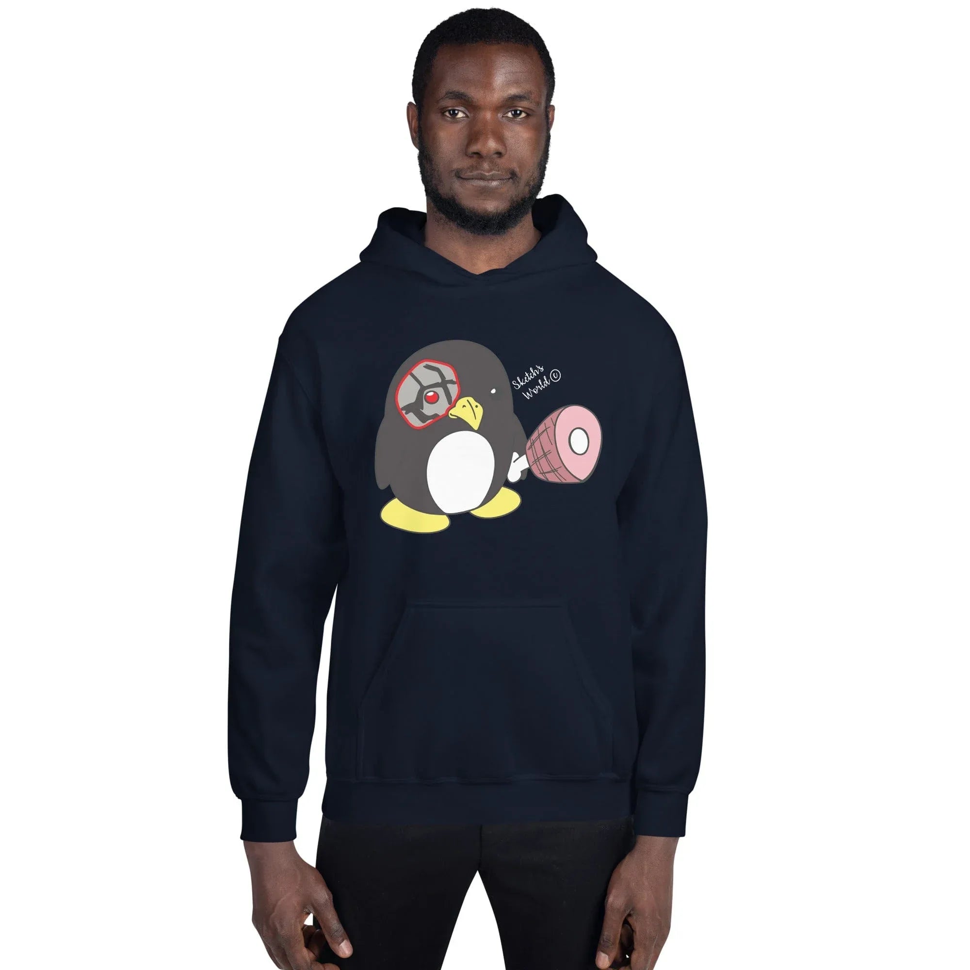 Tactical Gear Junkie Navy / S Sketch's World © Officially Licensed - Pengan Unisex Hoodie