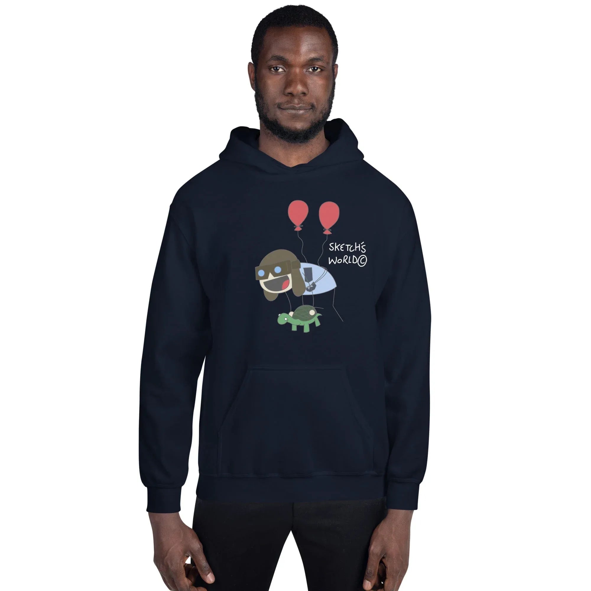 Tactical Gear Junkie Navy / S Sketch's World © Officially Licensed - Air Force Transport Unisex Hoodie