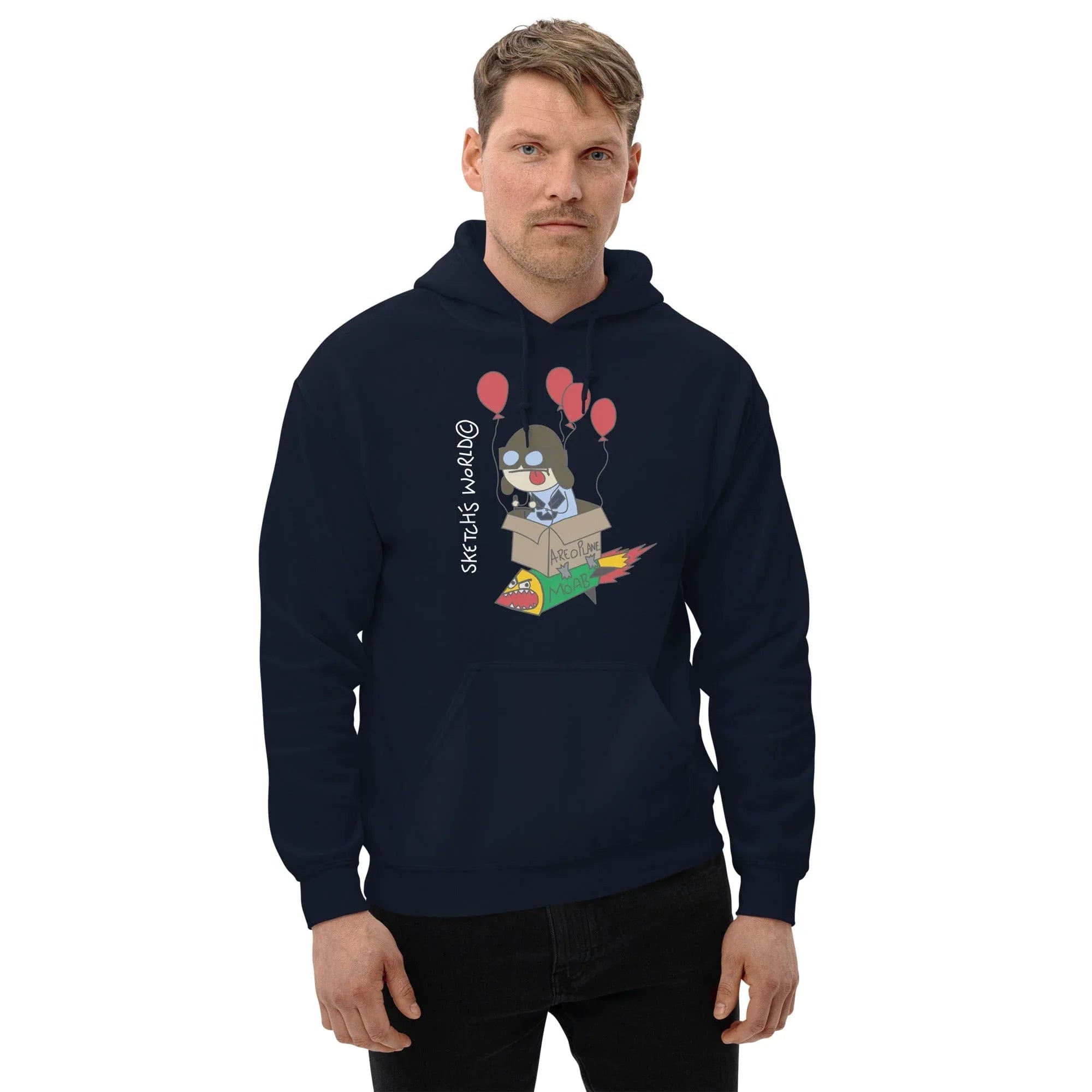 Tactical Gear Junkie Navy / S Sketch's World © Officially Licensed - Air Force MOAB Unisex Hoodie