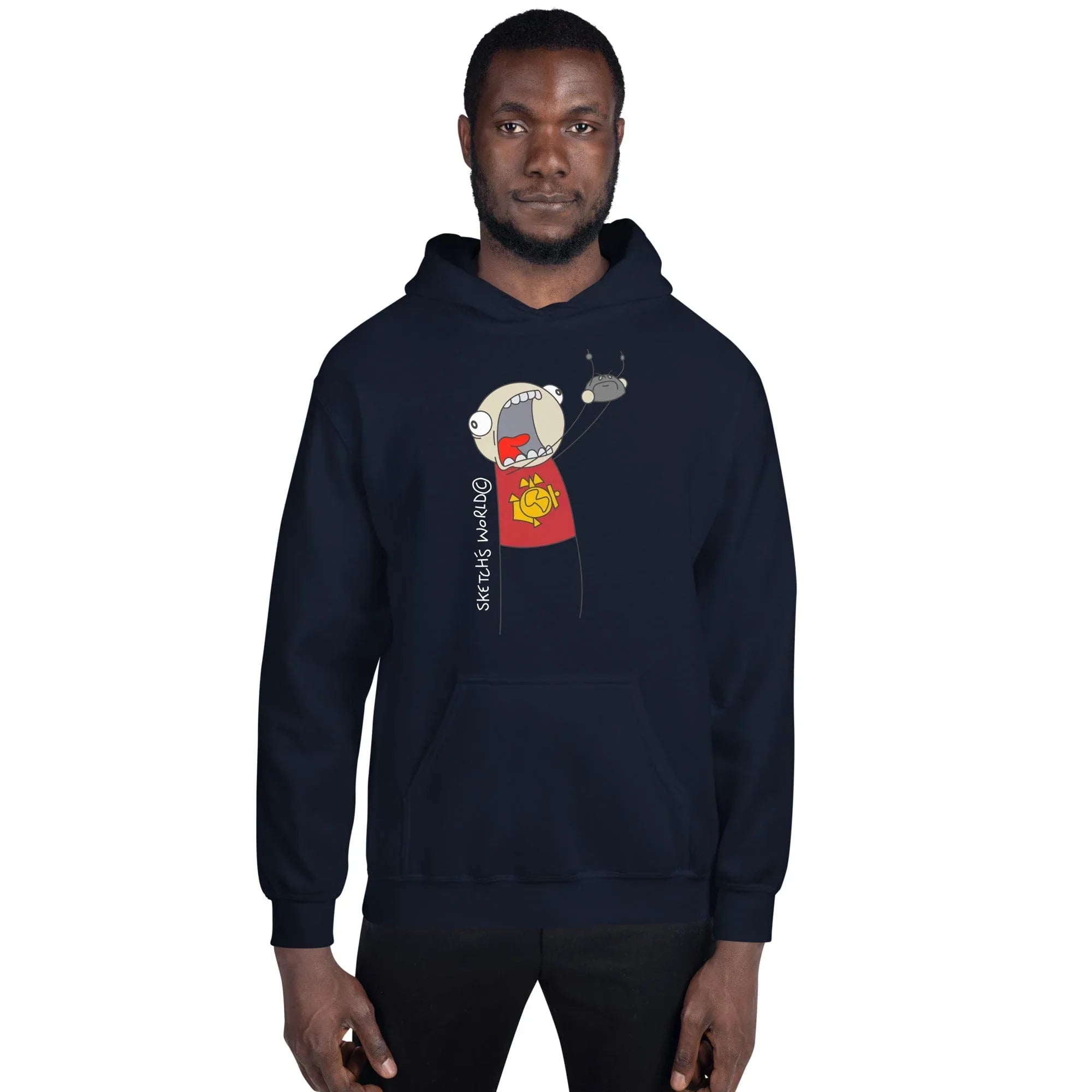 Tactical Gear Junkie Navy / S Sketch's World © Officially Licensed - Marine & Rock Unisex Hoodie