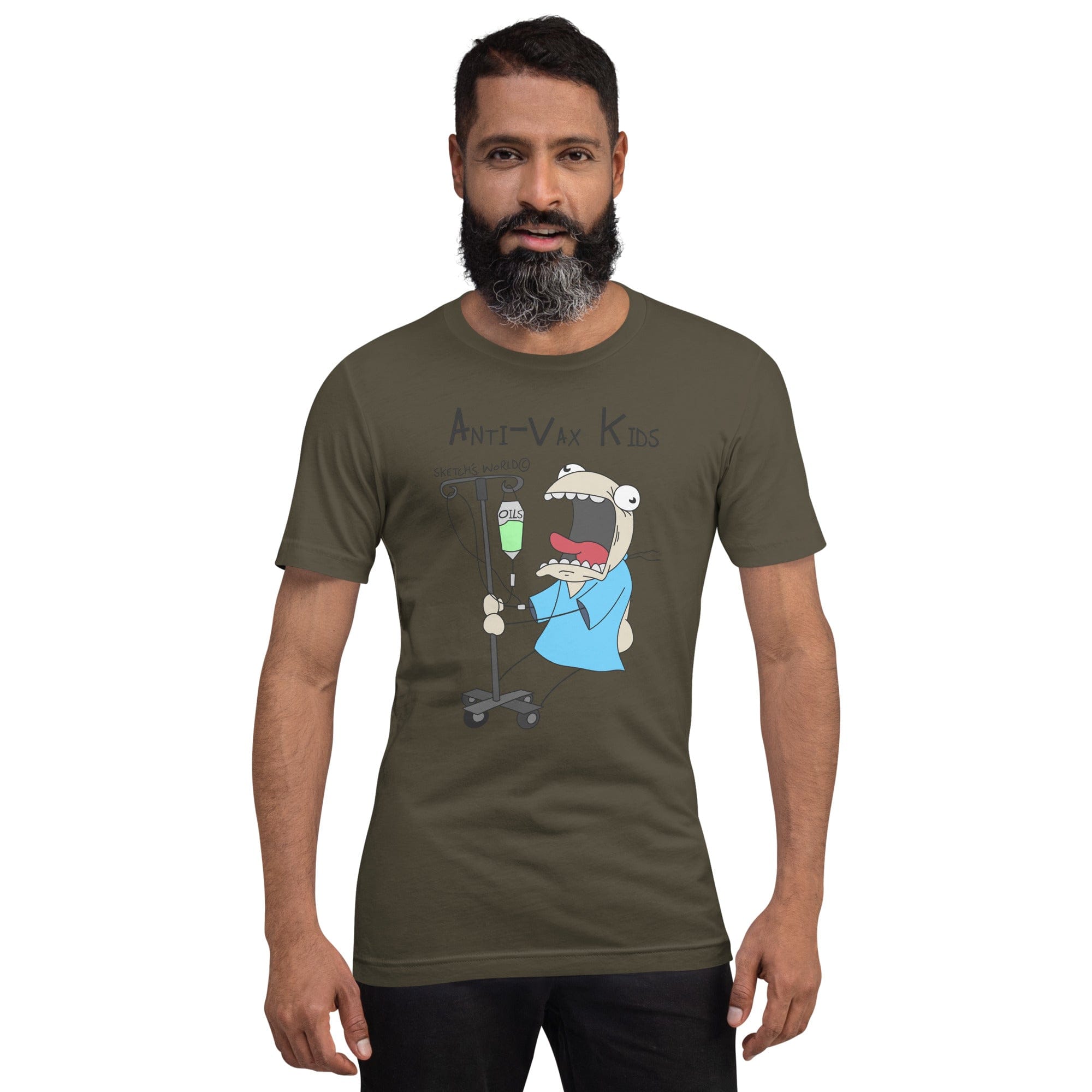 Tactical Gear Junkie Army / S Sketch's World © Officially Licensed - Anti-Vax Kids Unisex T-Shirt
