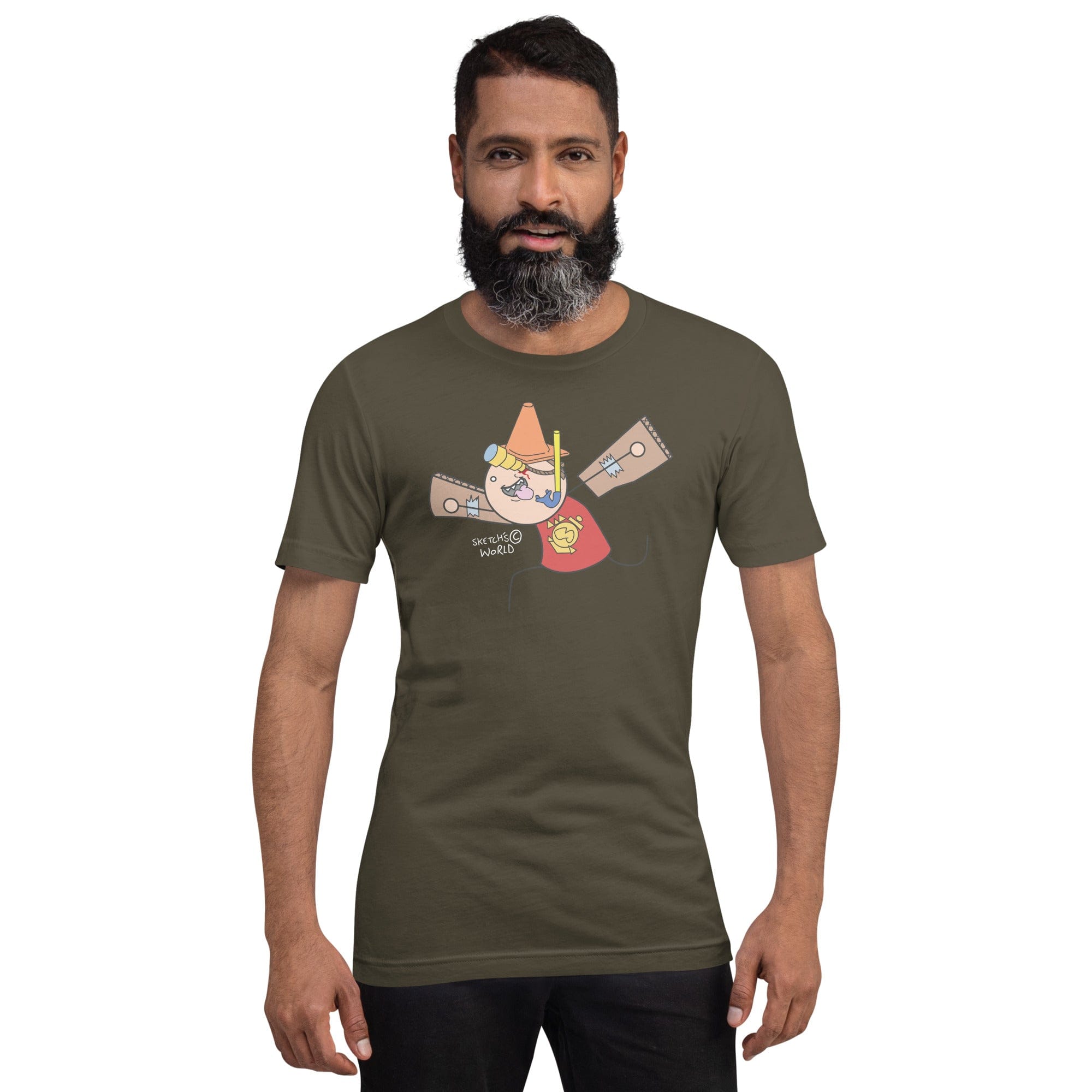 Tactical Gear Junkie Army / S Sketch's World © Officially Licensed - Flying Marine Unisex T-Shirt