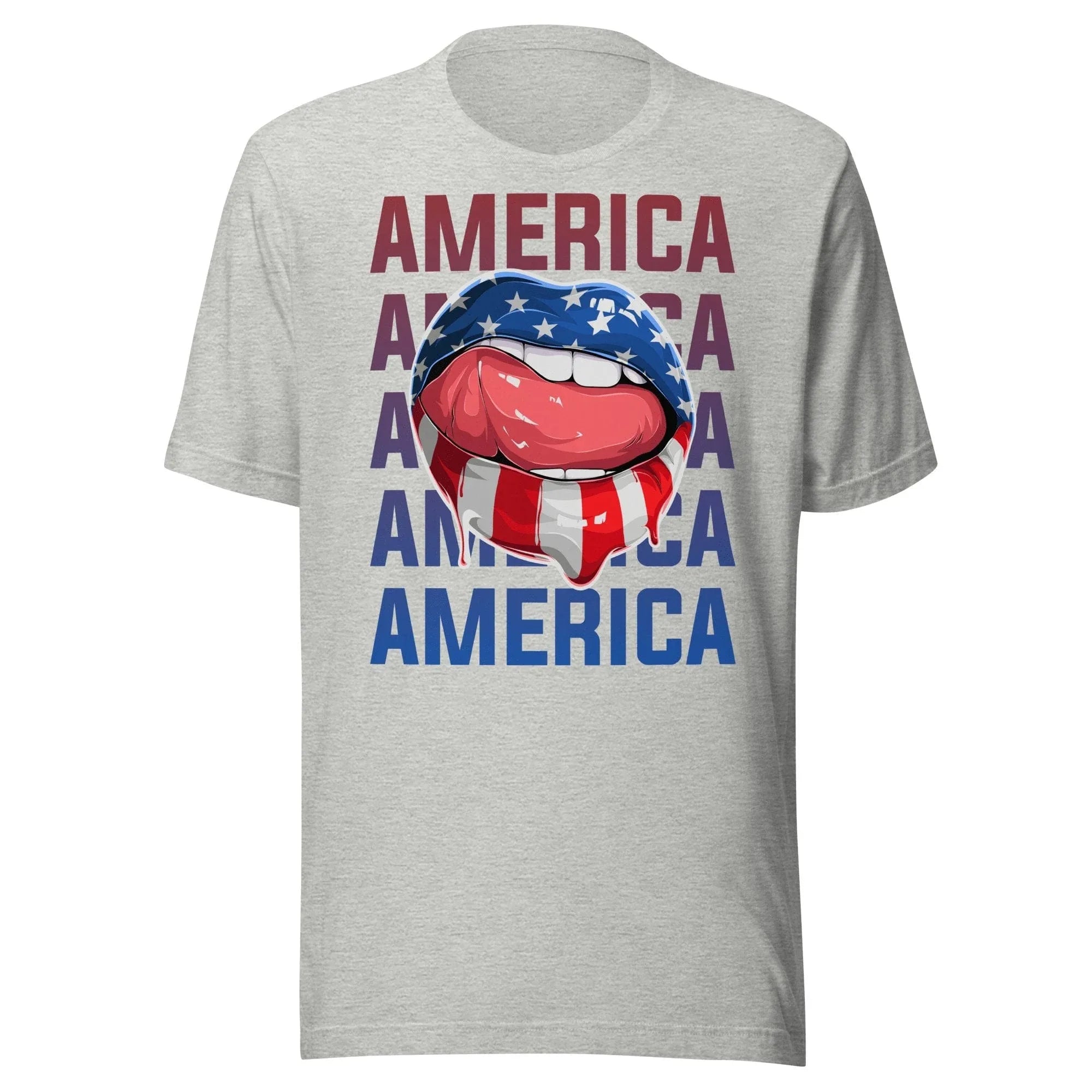 Tactical Gear Junkie American Flag Lips - Unisex t-shirt